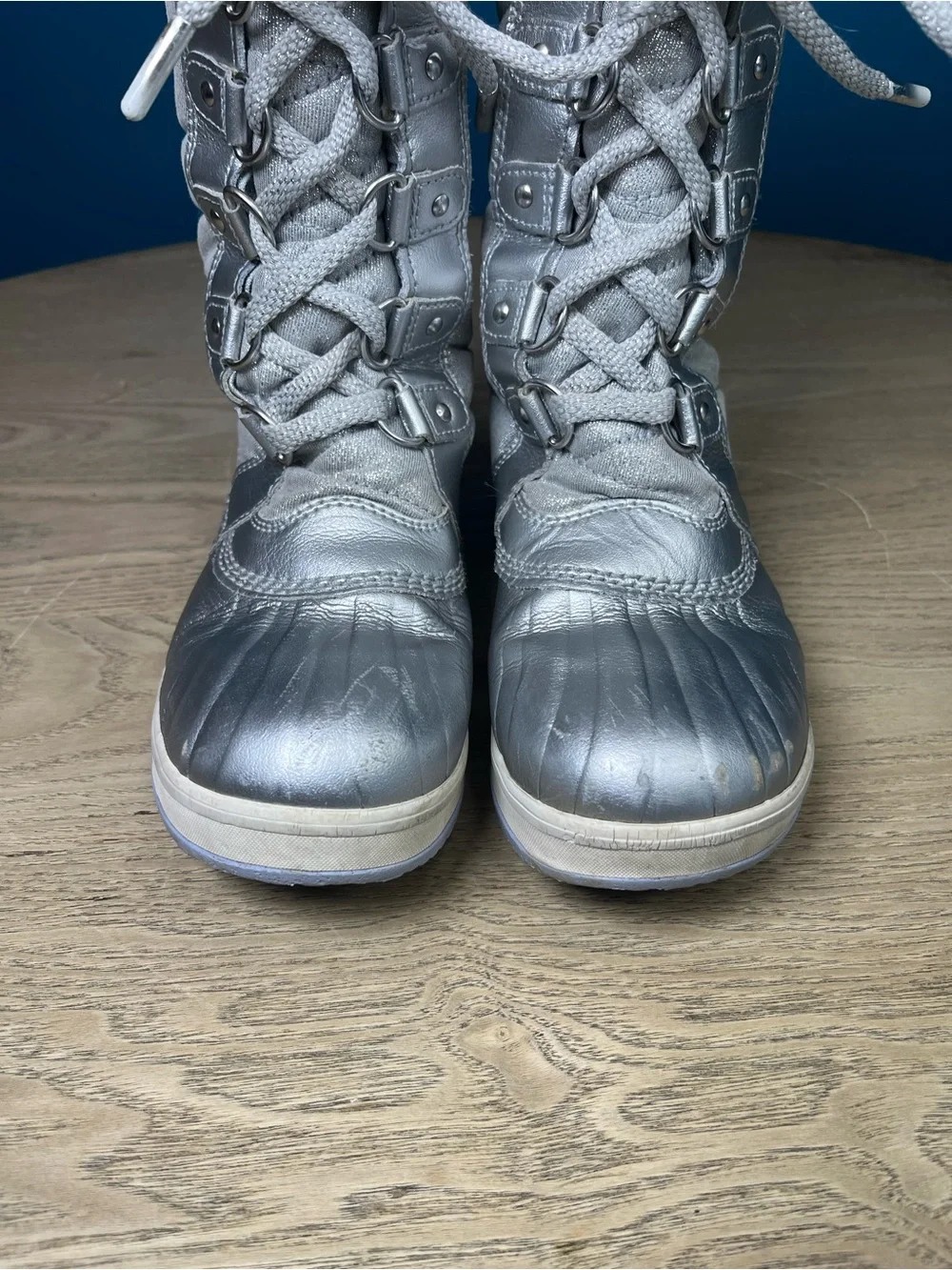 Sorel Disney Frozen Tofino II Waterproof Insulated Snow Boots Girls 4 Silver